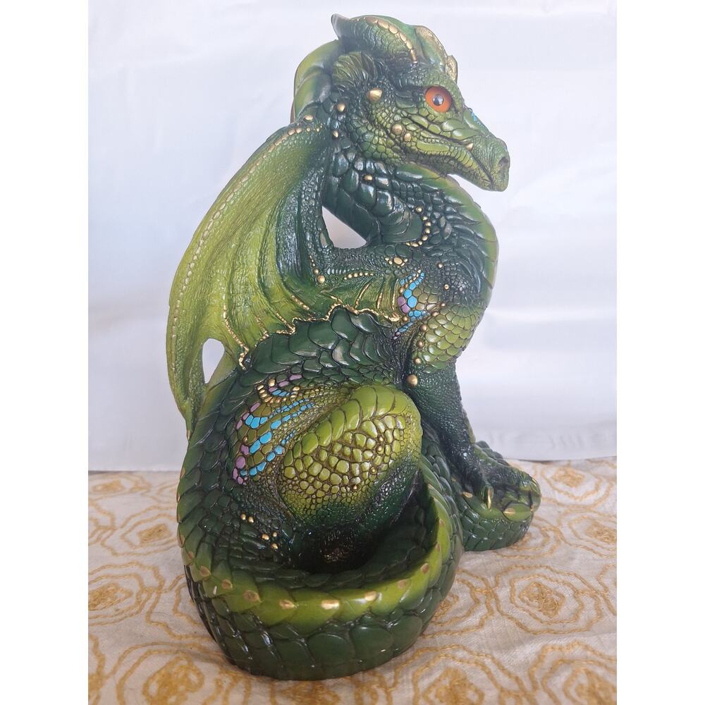 Windstone editions adult dragon by M. Peña ©1986 north hollywood green